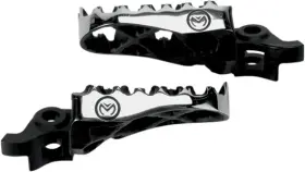Moose Racing Ecoc07j1vs Black Ss Hybrid Footpeg Pair Kawasaki Kx450xc 21