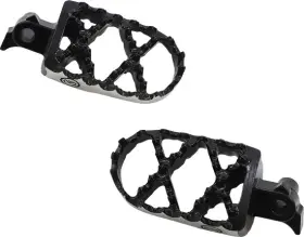 Ytqthtpby8 Moose Racing Black Ss Hybrid Footpeg Pair Yamaha Yz400f 99