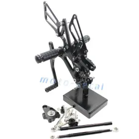 Fpcbr600b0306 Moto-decal Rearset Footrest For 2003 2004 Cbr600rr Cbr600 F4 Foot Pegs Shifter Gear Black