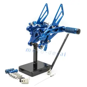 Fpr6bl0616 Moto-decal Rearset Footrest For Yamaha 2006-2017 Yzf R6 Foot Peg Rear Pedals Shift 2009