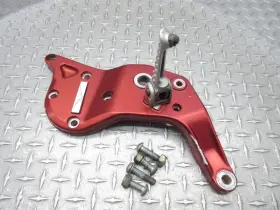 01415800 Moto Guzzi 2003 03-05 V11 Cafe Ballabio Front Left Foot Peg Rest Bracket Plate 01415800 Moto Guzzi 2003 03-05 V11 Cafe Ballabio Front Left Foot Peg Rest Bracket Plate