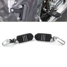 Motorshop 77 510001142499 2pcs Rear Passenger Footpeg Mount Bracket For Harley Touring Electra Glide 1993