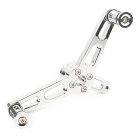 77us Motorshop 612300462930 Front Foot Pegs Heel Toe Shifter Lever Silver For Harley Sportster 883 1200 Us