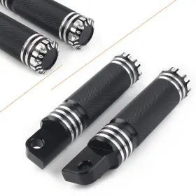 77usa Motorshop 432662109454 For Harley Davidson Male Mounts Footrest Footpeg Pedal Foot Pegs Rest Aluminum