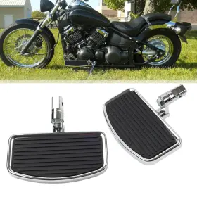Motorshop168 212500199966 Front Foot Pedal Rest Footpegs For Yamaha V-star Drag Star V-max 1998-2019