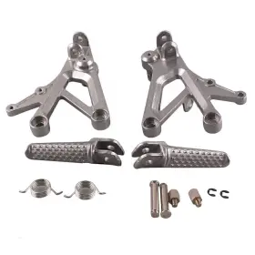 Motorshop168 550721777373 Set Front Rider Footrest Foot Pegs Brackets Forcbr600 F4 1999 2000 F4i 2001-2006