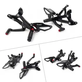 Motorshop168 550725674494 For Ducati Panigale V4 2018-20 Rearsets Foot Peg Rear Set Footrest Pedal Pads Us