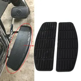 Motorshop168 550727967921 For Harley Touring Road King Driver Floorboard Footboards Pad Protector Rubber