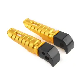 Mt-09 Motorshop168 550751112908 Pair Motorcycle Gold Footpeg For Yamaha 2014-18 Yzf-r6 2006-18