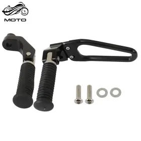 Msp1036794 Munirater For Bmw R18 Motorcycle Rear Foot Rests Black Pegs Pedal Passenger Footpegs Mount