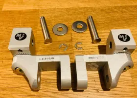 F800st Mv Motorrad-technik 907228 Verholen Driver Footrest Relocation/lowering Kit - Bmw F800gt F800s F800r