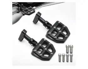 Mto24-05-hd015 Mzs R01-01 Motorcycle Passenger Floorboards Foot Pegs Cnc Black Harley Touring Models