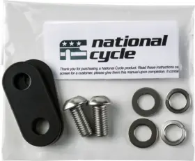 National Cycle Bag#4015-38mm Comfort Bar Footrest Mount 38mm Black Bag4015-38mm