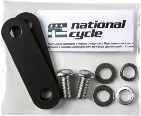 National Cycle Bag#4015-76mm Footrest Mount/pr Black 76mm Comfort Bar Gl1800