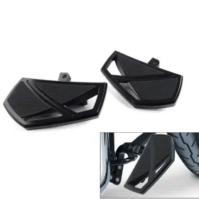 Never0say 810000376889 Front Rider Floorboards For Harley Softail Low Fxlr Street Fat Bob 18-24