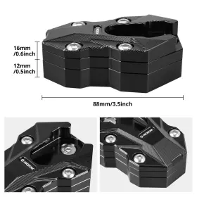 1638616 Nicecnc Replace 4653 Side Stand Plate Kickstand Extension Pad For Bmw R1300gs 24