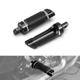 Nicecnc1481106701 Nicecnc 1 Black Passenger Foot Pegs Pedal Cnc Aluminum Compatible With