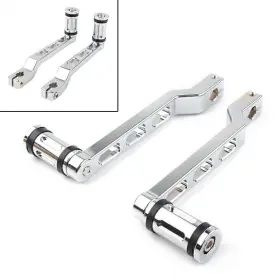 Nomura 612047218531 Heel/toe Shift Lever With Shifter Pegs Fit Harley Touring Street Glide Road King