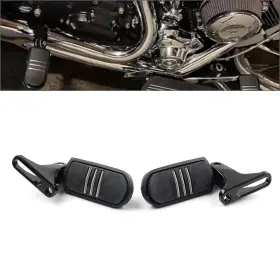 Onestart 510001345449 Blk Rear Passenger Footpeg Mount Bracket For Harley Touring Electra Glide 1993