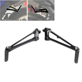 Onlyonee 550756725271 Rear Passenger Footrest Footpegs Bracket For Yamaha Yzf R1 2009-2014 Aluminum