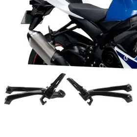 Onlyonee 550756730800 Rear Passenger Footrests Foot Pegs Bracket For Suzuki Gsxr600 Gsxr750 08-10