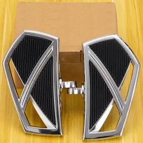 Mppb146hlooo2717zb-1f Oumurs 10mm Male Mount Foot Pegs Rest For Harley Fls Softail Xl Dyna Kawasaki Yamaha