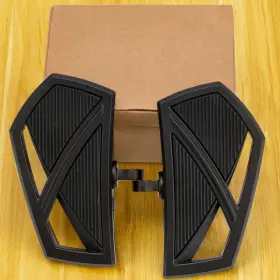 Mppb146hlooo2718zb-1f Oumurs Footpeg Foot Pegs Footrest For Harley Touring Male Mount-style Road King