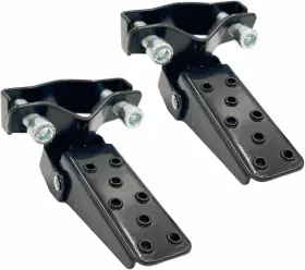 1780 Pajish O 2pcs Motorcycle Foot Pegs Universal Stylish Metal Folding Bike Rest Pedals