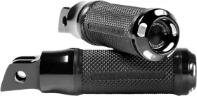 0035-1239m-bm Performance Machine Apex Footpegs Black Driver #0035-1239m-bm