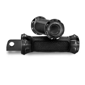 0035-1243m-b Performance Machine Footpegs Overdrive Rider - Black Ano