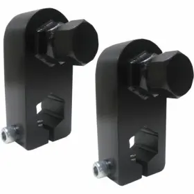 62152 Pingel Passenger Floorboard Mount Riser Kit - Black