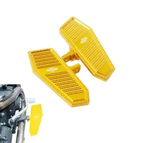 Pj-105086 Pjmtcustom Gold Riders Mini Floorboard Foot Pedal Fits Harley 96-2017 Street Bob Fat