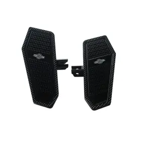 Pj-105087 Pjmtcustom Black Rider Footboard Floorboards For Harley 18-2023 Softail Low Fxdrs 114