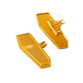 Pj-105089 Pjmtcustom Gold Driver Footpegs Flootboards For Harley 18-23 Fx Softail Breakout Fat Bob