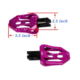 Pj-105108 Pjmtcustom Purple Female-mount Rider Foot Pegs For Harley 18-25 Breakout Fxlrs Fxst Fxbb/s