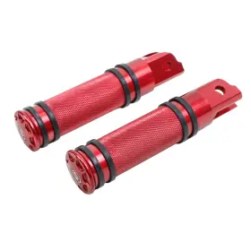 105044 Powerjames 4.6 Inch Red Rider Foot Pegs Pedal For Harley 18-2024 Low Fxlrs Fxbb Flsb Fxbr 105044 Powerjames 4.6 Inch Red Rider Foot Pegs Pedal For Harley 18-2024 Low Fxlrs Fxbb Flsb Fxbr