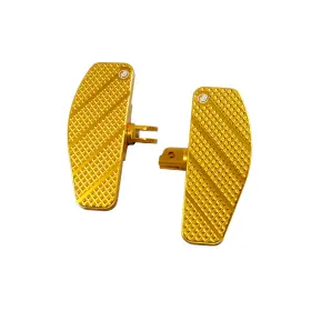 105059 Powerjames Gold Rider Footboard Footpeg For Harley 18-later Fat Bob Breakout Fxlr Fxdrs