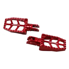 105073 Powerjames Aluminum Rider Foot Pedal Footpegs For Harley 2018-24 Fxst Fxlr/s Fxbr Fxbb Flsb