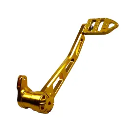 106023 Powerjames Gold Brake Lever Foot Shift Peg For Harley 2014-24 Road Glide Street Flht