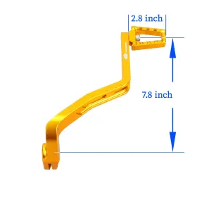 106031 Powerjames Brake Lever Arm Foot Peg For Harley 93-17 Dyna Super Glide Fxdc Fxdb Fxdl Fxdls