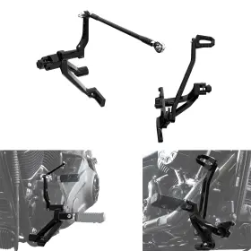 106033 Powerjames Black Forward Foot Control Kit For Harley 18-25 Low Rider St Street Bob Fxlr
