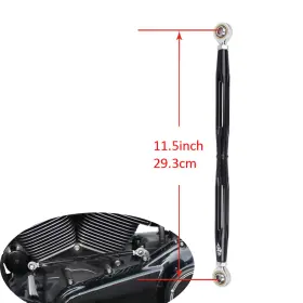 107024 Powerjames Adjustable Cnc-cut Shift Linkage Link Rod For Harley 86-later Softail Road King