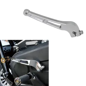 107032 Powerjames 6.5 Inch Chrome Shift Lever For Harley 1991-17 Dyna Super Wide Glide Street Bob Fxdf