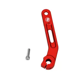 107089 Powerjames Red Gear Clutch Lever Shifter Fits Harley 17-25 Touring Street Glide Road King