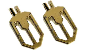 500752tin Pro-one Performance Moto V1 Billet Footpeg - Gold Titanium Nitride-co