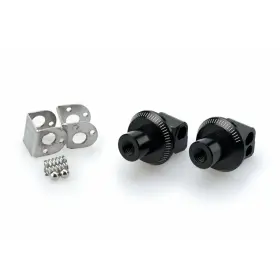 20454n Puig Footpeg Adaptor Passenger Black For Gas Gas/ Husqvarna/ Ktm