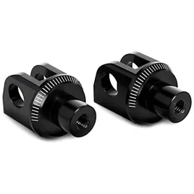 20884n Puig Footpeg Mounts - Black Passenger