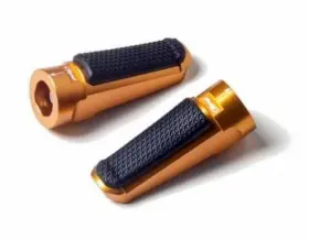 7318o Puig Hi-tech Footpegs - Racing/rubber Gold