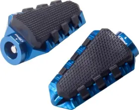 7319a Puig Off Road Footpegs That Require Adapters Blue #7319a