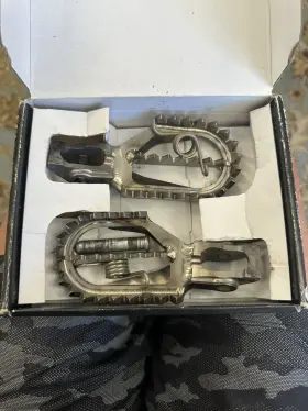 Rx016 Raptor Titanium New Foot Pegs 5mm Back From Stock For 2023 - Present Stark Varg